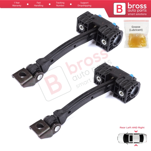 2 Pieces Rear Door Stop Check Assy Limiter Strap for VW Tiguan MK1 5N 2007-2018 5N0839249A