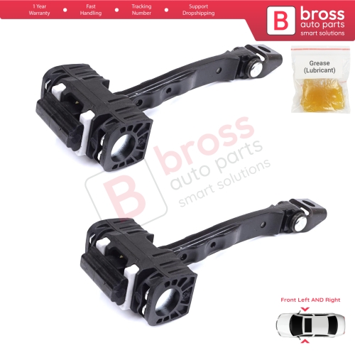 2 Pieces Front Door Stop Check Assy Limiter Strap for VW Caddy MK4 MK5 SB 2020-On MPV Box 2K7837249A