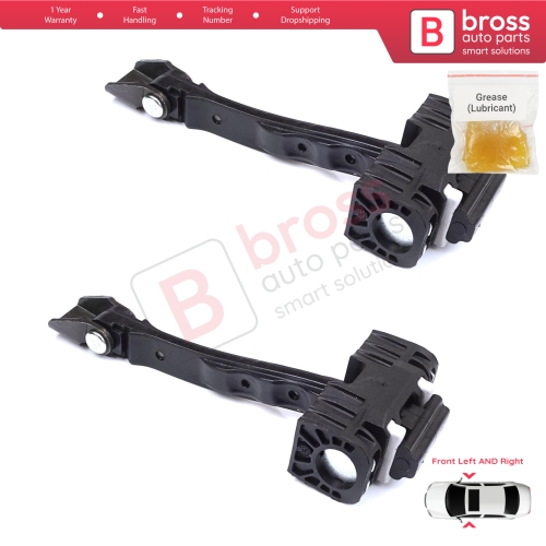 2 Pieces Front Door Stop Check Assy Limiter Strap for VW Caddy MK4 MK5 SB 2020-On MPV Box 2K7837249A