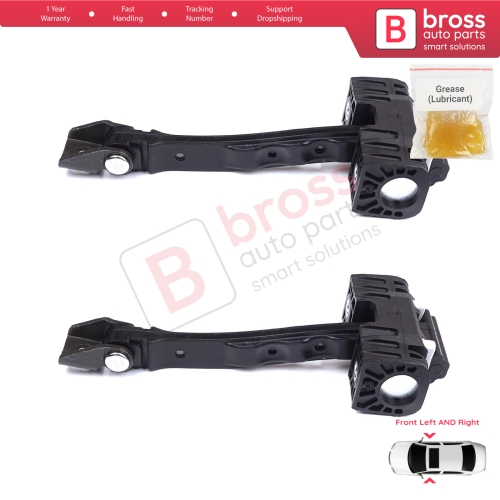 2 Pieces Front Door Stop Check Assy Limiter Strap for VW Caddy MK4 MK5 SB 2020-On MPV Box 2K7837249A