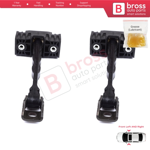 2 Pieces Front Door Stop Check Assy Limiter Strap for VW Caddy MK4 MK5 SB 2020-On MPV Box 2K7837249A