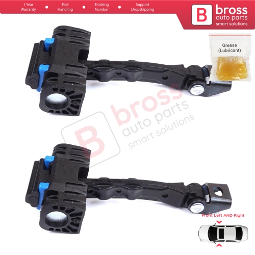 2 Pieces Front Door Stop Check Assy Limiter Strap for VW Beetle A5 5C 2011-2019 2/3-Door Hatchback Cabriolet 5C5837249