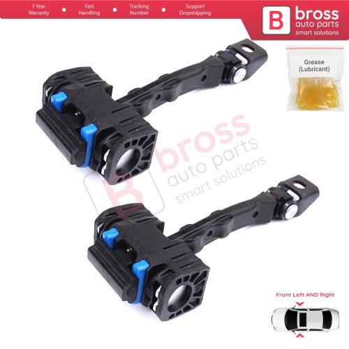 2 Pieces Front Door Stop Check Assy Limiter Strap for VW Beetle A5 5C 2011-2019 2/3-Door Hatchback Cabriolet 5C5837249