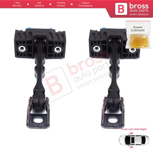 2 Pieces Front Door Stop Check Assy Limiter Strap for VW Beetle A5 5C 2011-2019 2/3-Door Hatchback Cabriolet 5C5837249