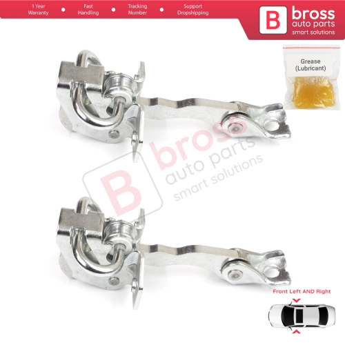 2 Pieces Front Door Stop Check Assy Limiter Strap for VW Fox 5Z1 5Z3 5Z4 2003-2015 3/5 Door Hatchback 5Z3837249