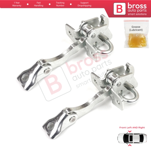 2 Pieces Front Door Stop Check Assy Limiter Strap for VW Fox 5Z1 5Z3 5Z4 2003-2015 3/5 Door Hatchback 5Z3837249