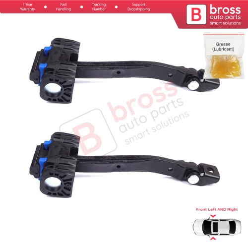 2 Pieces Front Door Stop Check Assy Limiter Strap for VW Golf Sportsvan AM1 AN1 2014-2020 510837249