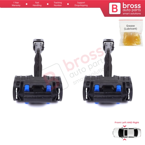 2 Pieces Front Door Stop Check Assy Limiter Strap for VW Golf Sportsvan AM1 AN1 2014-2020 510837249