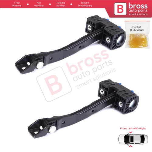 2 Pieces Front Door Stop Check Assy Limiter Strap for VW Golf Sportsvan AM1 AN1 2014-2020 510837249