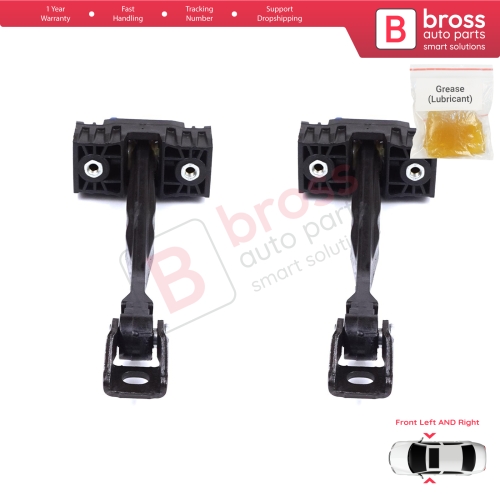 2 Pieces Front Door Stop Check Assy Limiter Strap for VW Golf Sportsvan AM1 AN1 2014-2020 510837249