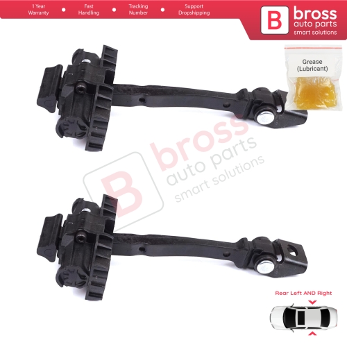 2 Pieces Rear Door Stop Check Assy Limiter Strap for VW Golf Sportsvan AM1 AN1 2014-2020 510839249