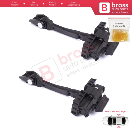 2 Pieces Rear Door Stop Check Assy Limiter Strap for VW Golf Sportsvan AM1 AN1 2014-2020 510839249