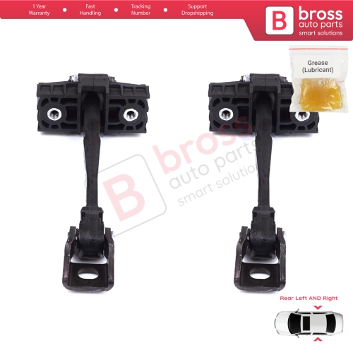 2 Pieces Rear Door Stop Check Assy Limiter Strap for VW Golf Sportsvan AM1 AN1 2014-2020 510839249