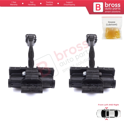 2 Pieces Front Door Stop Check Assy Limiter Strap for VW Polo MK6 AW1 BZ1 AE1 2017-On 4/5 Door 2G4837249A