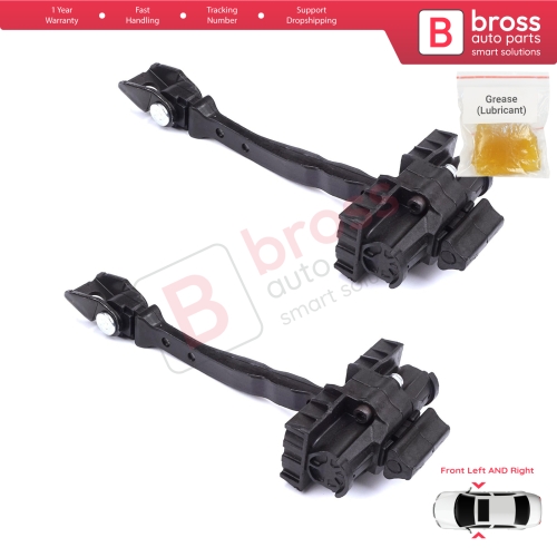 2 Pieces Front Door Stop Check Assy Limiter Strap for VW Polo MK6 AW1 BZ1 AE1 2017-On 4/5 Door 2G4837249A