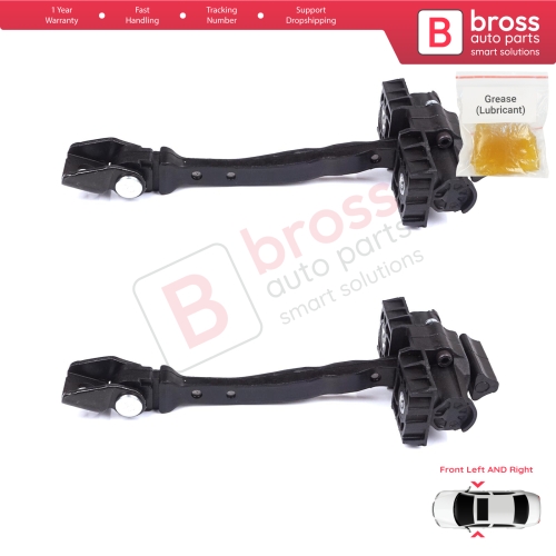 2 Pieces Front Door Stop Check Assy Limiter Strap for VW Polo MK6 AW1 BZ1 AE1 2017-On 4/5 Door 2G4837249A