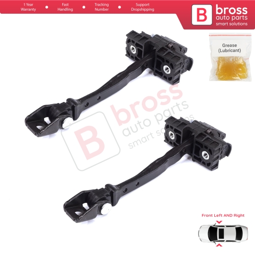 2 Pieces Front Door Stop Check Assy Limiter Strap for VW Polo MK6 AW1 BZ1 AE1 2017-On 4/5 Door 2G4837249A