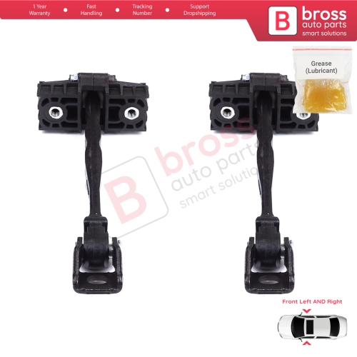 2 Pieces Front Door Stop Check Assy Limiter Strap for VW Polo MK6 AW1 BZ1 AE1 2017-On 4/5 Door 2G4837249A