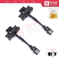 2 Pieces Rear Door Stop Check Assy Limiter Strap for VW Polo MK6 AW1 BZ1 AE1 2017-On 4/5 Door 2G4839249A