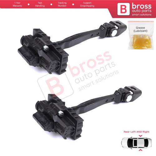 2 Pieces Rear Door Stop Check Assy Limiter Strap for VW Polo MK6 AW1 BZ1 AE1 2017-On 4/5 Door 2G4839249A
