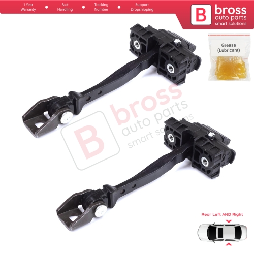 2 Pieces Rear Door Stop Check Assy Limiter Strap for VW Polo MK6 AW1 BZ1 AE1 2017-On 4/5 Door 2G4839249A