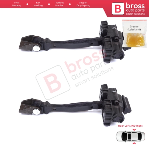 2 Pieces Rear Door Stop Check Assy Limiter Strap for VW T-Cross C11 D31 2018-On 2GM839249B