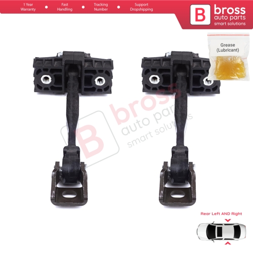 2 Pieces Rear Door Stop Check Assy Limiter Strap for VW T-Cross C11 D31 2018-On 2GM839249B