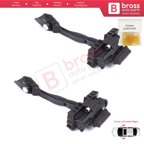 2 Pieces Front Door Stop Check Assy Limiter Strap for VW T-Roc A11 D11 2017-On 5-Door 2GA837249A 2GA837249B