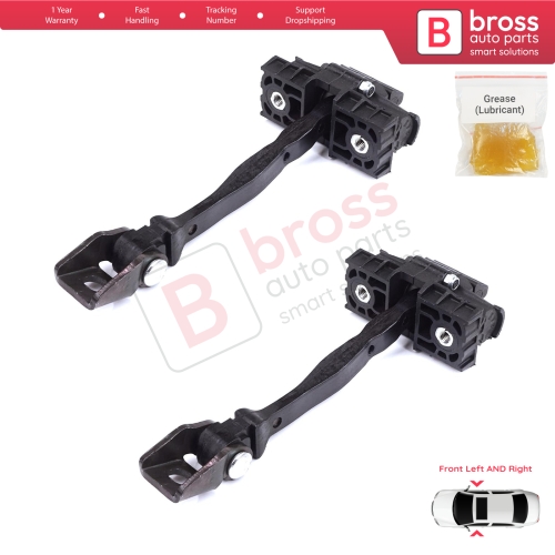 2 Pieces Front Door Stop Check Assy Limiter Strap for VW T-Roc A11 D11 2017-On 5-Door 2GA837249A 2GA837249B