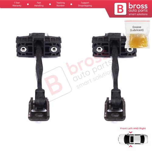 2 Pieces Front Door Stop Check Assy Limiter Strap for VW T-Roc A11 D11 2017-On 5-Door 2GA837249A 2GA837249B