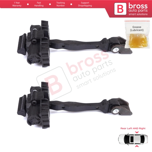 2 Pieces Rear Door Stop Check Assy Limiter Strap for VW T-Roc A11 D11 2017-On 5-Door 2GA839249B