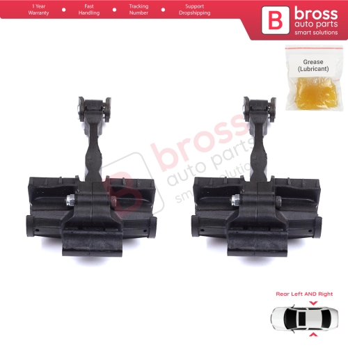 2 Pieces Rear Door Stop Check Assy Limiter Strap for VW T-Roc A11 D11 2017-On 5-Door 2GA839249B