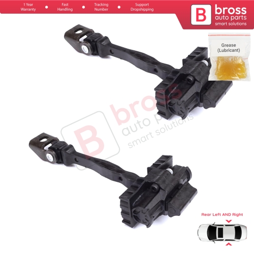 2 Pieces Rear Door Stop Check Assy Limiter Strap for VW T-Roc A11 D11 2017-On 5-Door 2GA839249B