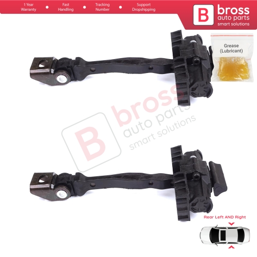 2 Pieces Rear Door Stop Check Assy Limiter Strap for VW T-Roc A11 D11 2017-On 5-Door 2GA839249B