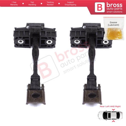 2 Pieces Rear Door Stop Check Assy Limiter Strap for VW T-Roc A11 D11 2017-On 5-Door 2GA839249B