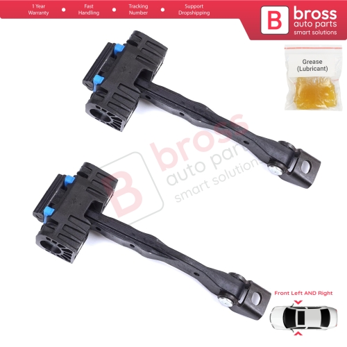 2 Pieces Front Door Stop Check Assy Limiter Strap for VW Touran MK2 5T 2015-On 5TA837249A
