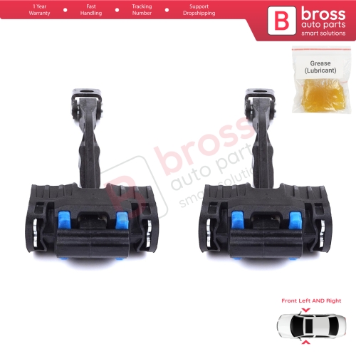 2 Pieces Front Door Stop Check Assy Limiter Strap for VW Touran MK2 5T 2015-On 5TA837249A