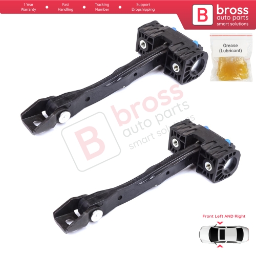 2 Pieces Front Door Stop Check Assy Limiter Strap for VW Touran MK2 5T 2015-On 5TA837249A