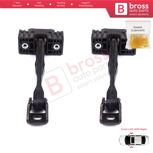 2 Pieces Front Door Stop Check Assy Limiter Strap for VW Touran MK2 5T 2015-On 5TA837249A