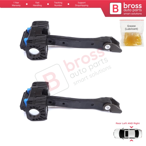 2 Pieces Rear Door Stop Check Assy Limiter Strap for VW Touran MK2 5T 2015-On 5TA839249A