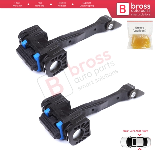 2 Pieces Rear Door Stop Check Assy Limiter Strap for VW Touran MK2 5T 2015-On 5TA839249A