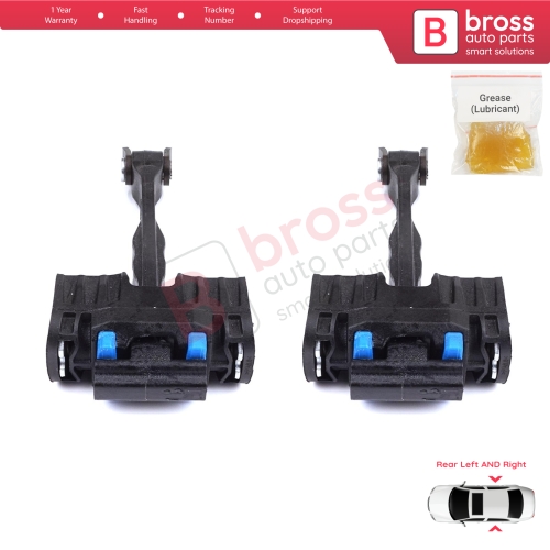 2 Pieces Rear Door Stop Check Assy Limiter Strap for VW Touran MK2 5T 2015-On 5TA839249A
