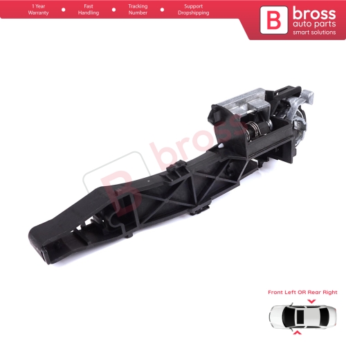 Front Left or Rear Right Sliding Door Outside Handle Carrier Bracket for Renault Master MK3 Nissan NV400 Interstar Vauxhall Opel Movano B 806071828R  