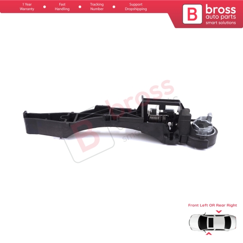 Front Left or Rear Right Sliding Door Outside Handle Carrier Bracket for Renault Master MK3 Nissan NV400 Interstar Vauxhall Opel Movano B 806071828R  
