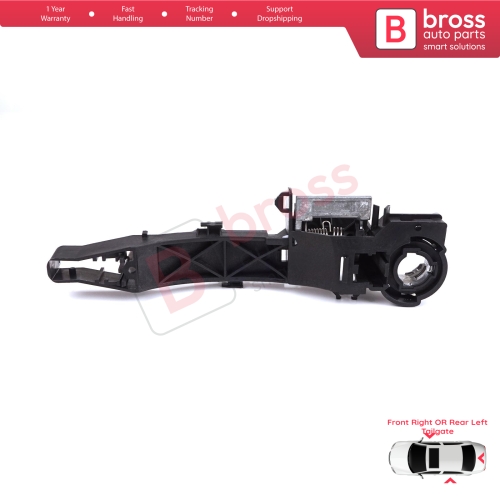 Front Right or Rear Left Sliding or Trunk Door Outside Handle Carrier Bracket for Renault Master MK3 Nissan NV400 Interstar Vauxhall Opel Movano B 806064162R