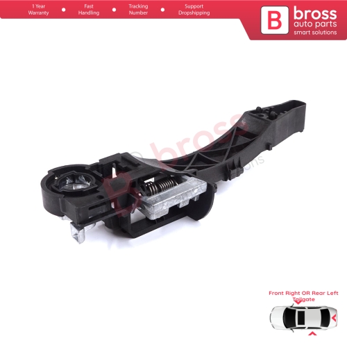 Front Right or Rear Left Sliding or Trunk Door Outside Handle Carrier Bracket for Renault Master MK3 Nissan NV400 Interstar Vauxhall Opel Movano B 806064162R