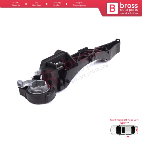 Front Right or Rear Left Sliding or Trunk Door Outside Handle Carrier Bracket for Renault Master MK3 Nissan NV400 Interstar Vauxhall Opel Movano B 806064162R