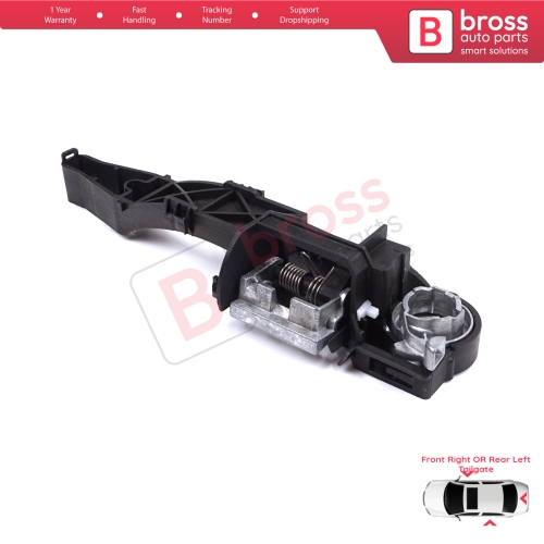 Front Right or Rear Left Sliding or Trunk Door Outside Handle Carrier Bracket for Renault Master MK3 Nissan NV400 Interstar Vauxhall Opel Movano B 806064162R