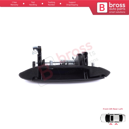 Left Exterior Door Handle for Renault Clio 2 Megane 1 Scenic 1 Symbol Thalia Logan Platina Lada Largus 7700426086