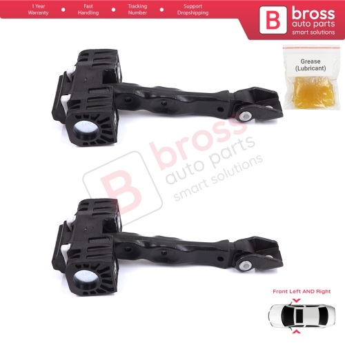 2 Pieces Front Door Stop Check Assy Limiter Strap for Skoda Fabia MK2 Roomster 5J7 Praktik 5J 5J0837249C